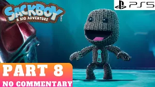 Sackboy: A Big Adventure Walkthrough | Part 8 | English | PS5 | No Commentary