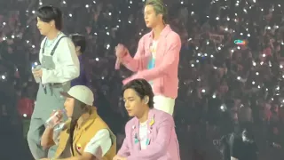 220417 ment~ concert ending fancam 방탄소년단 BTS PTD on stage Las Vegas Day 4