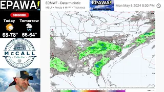 Friday May 3rd, 2024 video forecast