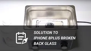 How to Quick Fix iPhone 8/8Plus Broken Back Glass | Glass Only Repair