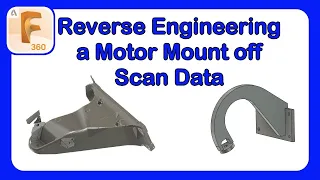 Reverse Engineering an M54 BMW Motor Mount off of Scan Data in Fusion 360 #Fusion360