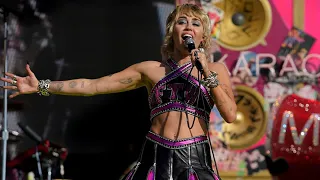 Miley Cyrus covers Queen classics and her own at NCAA Final Four Concert