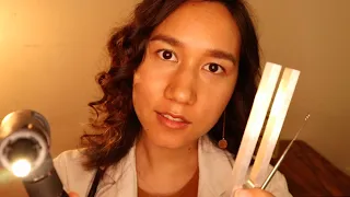 [ASMR] Ear Exam, Ear Cleaning and Hearing Test (Medical Roleplay Otoscope, Ear to Ear, Soft Spoken)