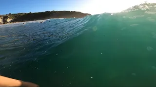 POV SURFING KILLER BEACH BREAK WAVES in Sydney