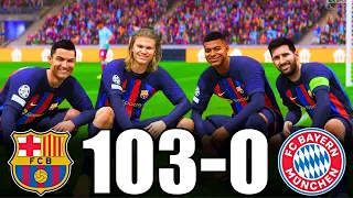 FIFA 23 | RONALDO, MESSI, MBAPPE, NEYMAR, ALL STARS | BARCELONA 103-0 BAYERN MUNICH | UCL FINAL | 4K