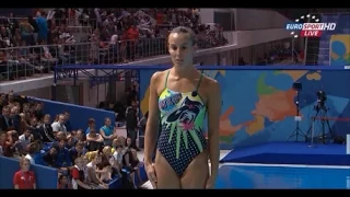 Tania Cagnotto Bronze Medal women's 3m diving World Championships 2015 Kazan Russia
