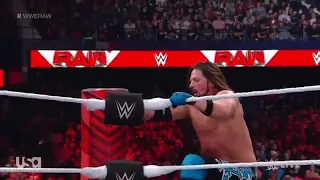Seth Rollins vs aj styles if Rollins wins he will replace styles at wrestlemania raw 3/21/22