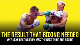 USYK BEATING FURY IS GOOD FOR BOXING 🥊👑