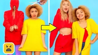 Back to School Fashion Hacks! School Girl DIY Clothes