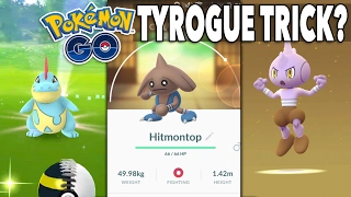 HOW TO GET HITMONTOP GUARANTEED! Pokemon GO Rare Tyrogue Hatch!