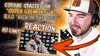 CORDAE SPAZZES OVER KODACK BLACK'S "SUPER GREMLIN", BIGGIES "KICK IN THE DOOR | NO LIMIT (REACTION)