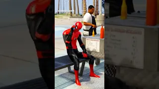 SPIDER-MAN, CAPTAIN & IRONMAN SAVE CHILD 🔥 #shorts #gta #gtav #trending #viral #gta5shorts