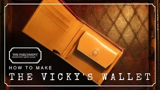 Make Your Own || The Vicky's Wallet || Leather Wallet || Leather PDF Pattern