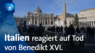 Tod von Benedikt XVI.: Reaktionen aus Rom und dem Vatikan