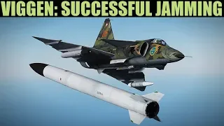 AJS37 Viggen: So The U22/A Jammer Does Work! | DCS WORLD