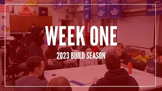 2023 Charged Up - Build Season Week 1 Recap