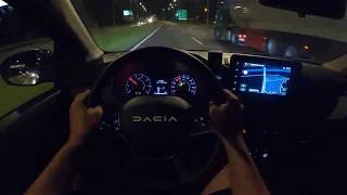 2023 Dacia Jogger Extreme [1.0 TCe, 110 HP] Night POV test ride #110 CARiNIK