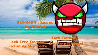 SUMMER seasons by Z3lLink 100% (Free Demon) | GD