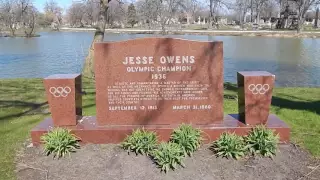 Jesse Owens Grave - Oak Woods Cemetery - Chicago, Illinois