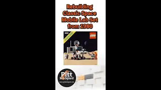 Rebuilding a LEGO Classic Space Set from 1980!  [Mobile Lab] #Shorts