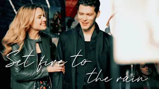 Klaus & Camille || Set fire to the rain