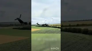 🎯Combat operations of Mi-8 and Mi-24 helicopters in the sky over Ukraine 🚁