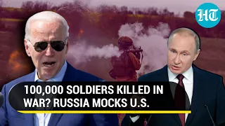 Putin laughs off U.S. claim of 100,000 Russian soldiers killed in war | 'Only Three Died'