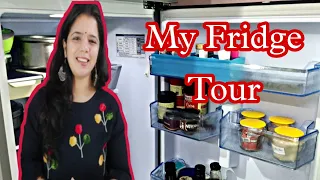 How to Organize Small Fridge | My Fridge Tour | Fridge Orgnization | Small Fridge Tour #fridgetour