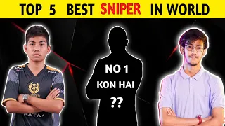 WORLD BEST TOP 5 SNIPER PLAYER OF FREEFIRE ESPORTS FT. pahadi gamer🤔🤔!! SNIPER LEGEND 😎😎!!