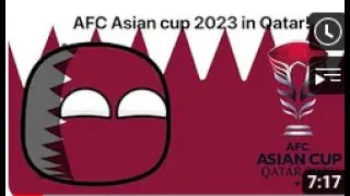 AFC Asian Cup 2023 in Countryballs