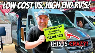 Cheapest Van vs. Most Expensive Van (Class B Camper Vans)