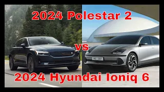 2024 Polestar 2 AWD vs 2024 Hyundai Ioniq 6 Limited AWD (Side by Side Comparison)