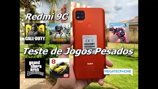 Redmi 9C - Teste de JOGOS PESADOS! PUBG, Call of Duty, GTA San Andreas, Asphalt 8 e Mais...