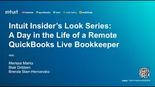 Intuit Insider's Look Webinar: A Day in the Life of a Remote QuickBooks Live Bookkeeper