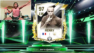 97 Thierry Henry is HERE!! FC MOBILE Packs Opening