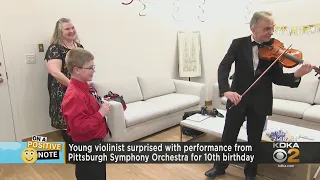 Boy gets birthday surprise from Pittsburgh Symphony Orchestra