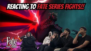 THE BEST ANIMATED FIGHTS?!? | REACTING TO TOP 10 FATE SERIES FIGHTS | TMC