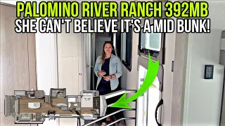 The Palomino River Ranch Bunk Has The Most Storage Of Any RV And Can Fit A Small Boat Underneath!!!