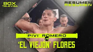 RESUMEN | Juan Pablo ‘Pivi’ Romero vs Heriberto ‘El Viejón’ Flores | Peso Welter | TUDN