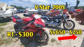 I bought the CHEAPEST motorcycles in the COUNTRY at a public AUCTION| BIG WINNINGS !!!
