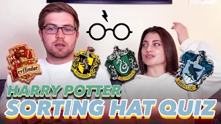 Taking The HARRY POTTER Sorting Hat Quiz