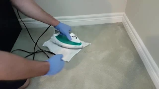 DYI candle wax removal from carpet