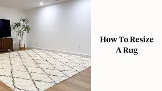 How to Change the Size of a Rug (Cut a Carpet or Rug to Size)