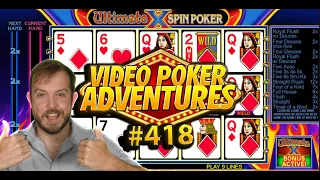 Triple Double Bonus Ultimate X...Spin Poker? Let's Get Crazy!