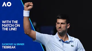 Novak Djokovic & Jannik Sinner's Incredible Third-Set Tiebreak! | Australian Open 2024