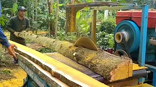 Sangat di sayangkan, kayu nangka full galih hanya di buat reng 2'5x4