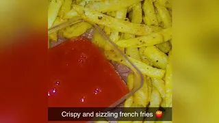 Cripsy and Sizzled French Fries#shorts