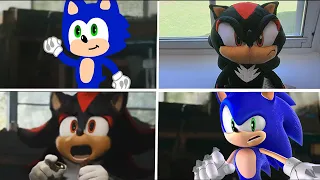 Sonic The Hedgehog Movie SONIC PRIME vs SHADOW Uh Meow All Designs Compilation