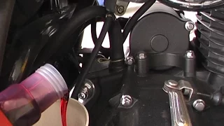 How to change the oil to the Keeway Superlight