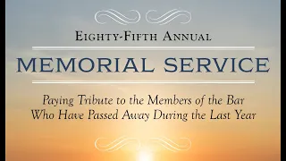 85th Annual Memorial Service